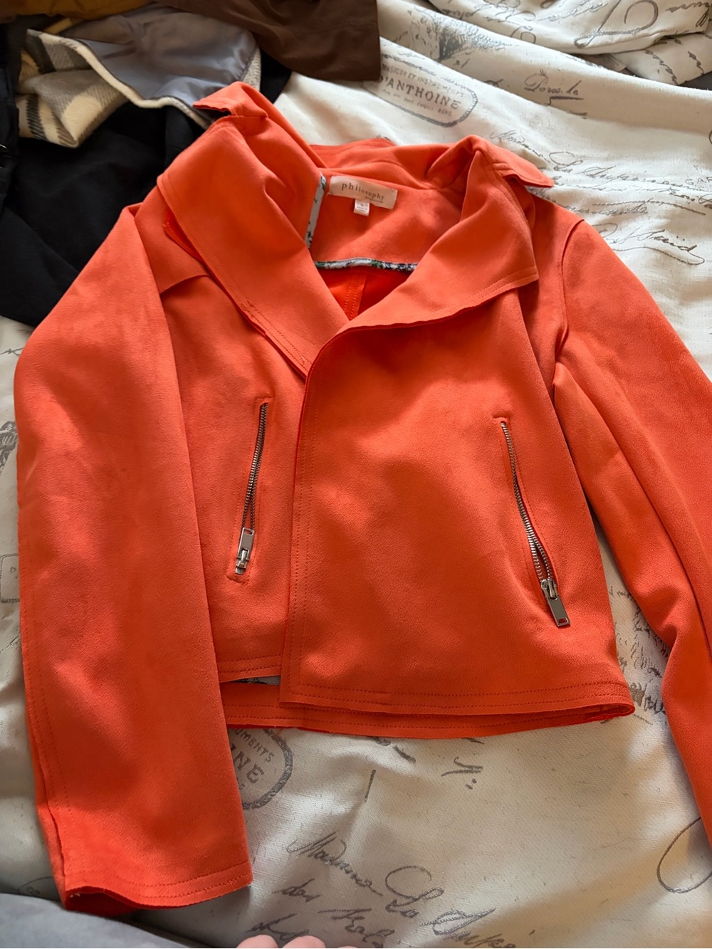 Bright Orange spring jacket